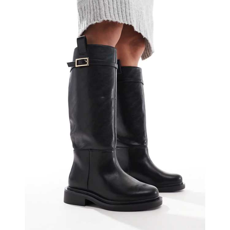 Asos kasba wide fit flat over the knee boots best sale