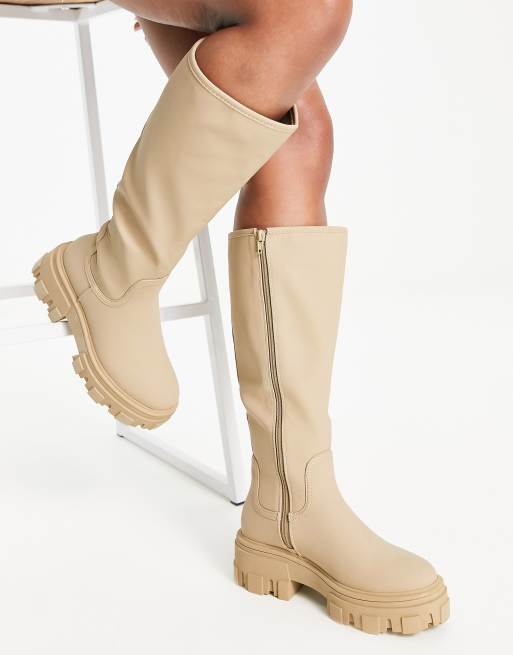 Flat best sale boots asos