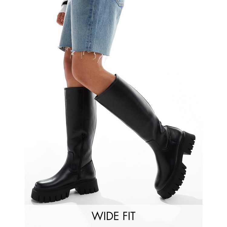 Asos wide fit over the knee boots best sale