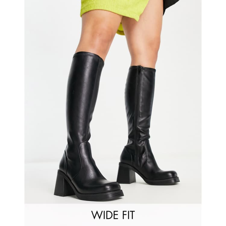 Asos wide store leg boots