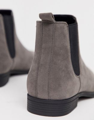 wide fit suede chelsea boots