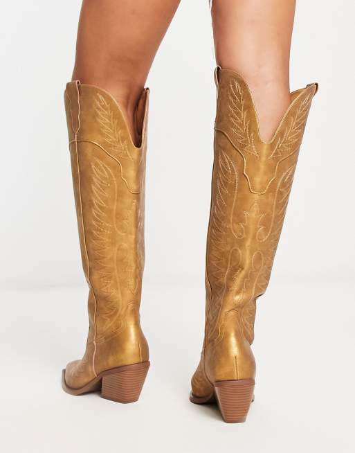 Asos gold clearance boots