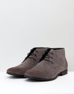 grey suede chukka boots