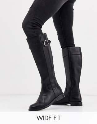 black riding boots