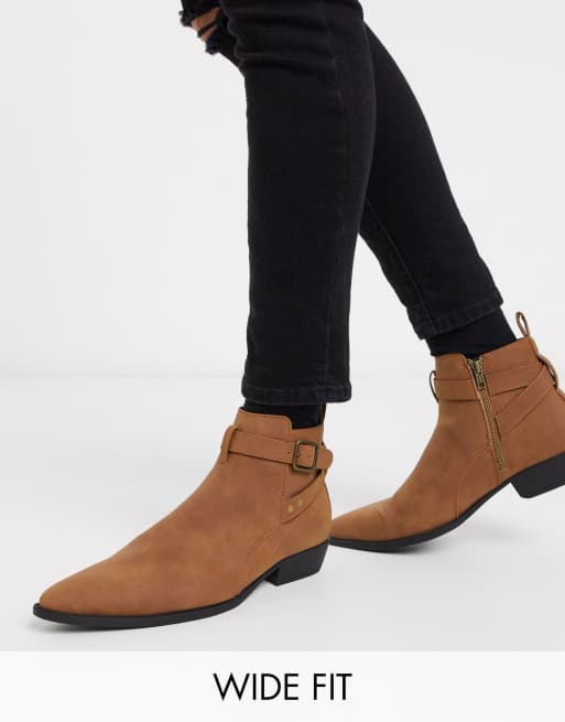 Asos tan hot sale chelsea boots