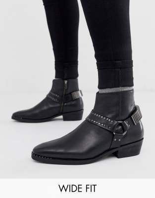 cuban heel western chelsea boots