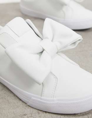 asos bow sneakers