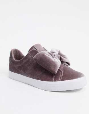 slip on bow trainers