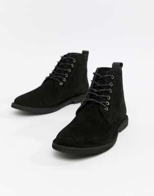 asos black desert boots