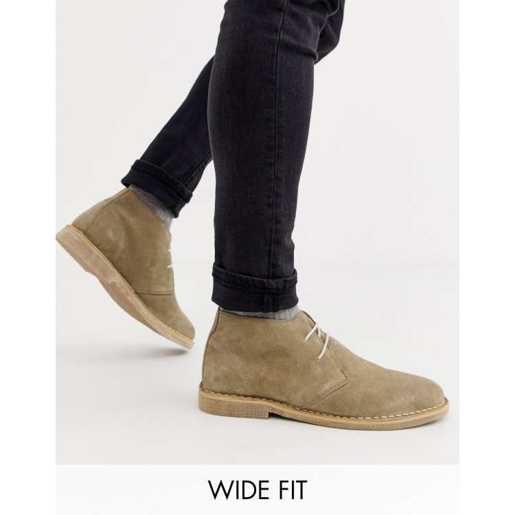 Wide fit cheap desert boots