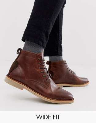 tan leather desert boots