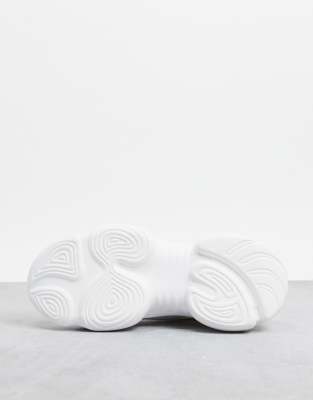 asos chunky white trainers