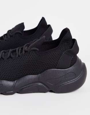 chunky knit trainers