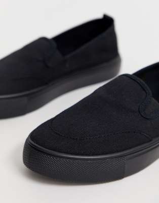 asos slip on plimsolls