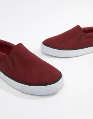 asos slip on plimsolls