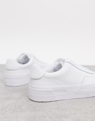 asos white leather trainers