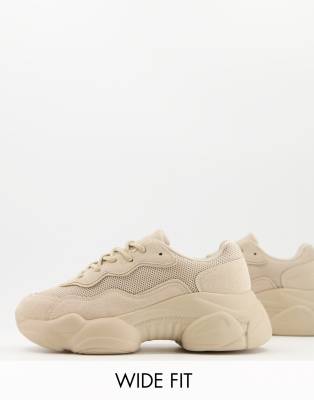 Chunky Sneakers Enganches Metálicos COOLWAY Taupe