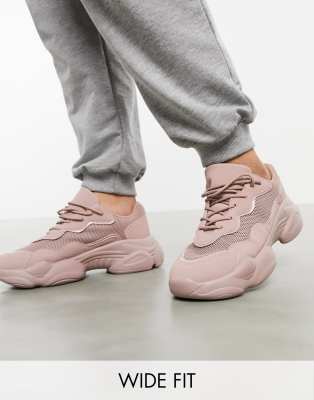 wide fit chunky trainers
