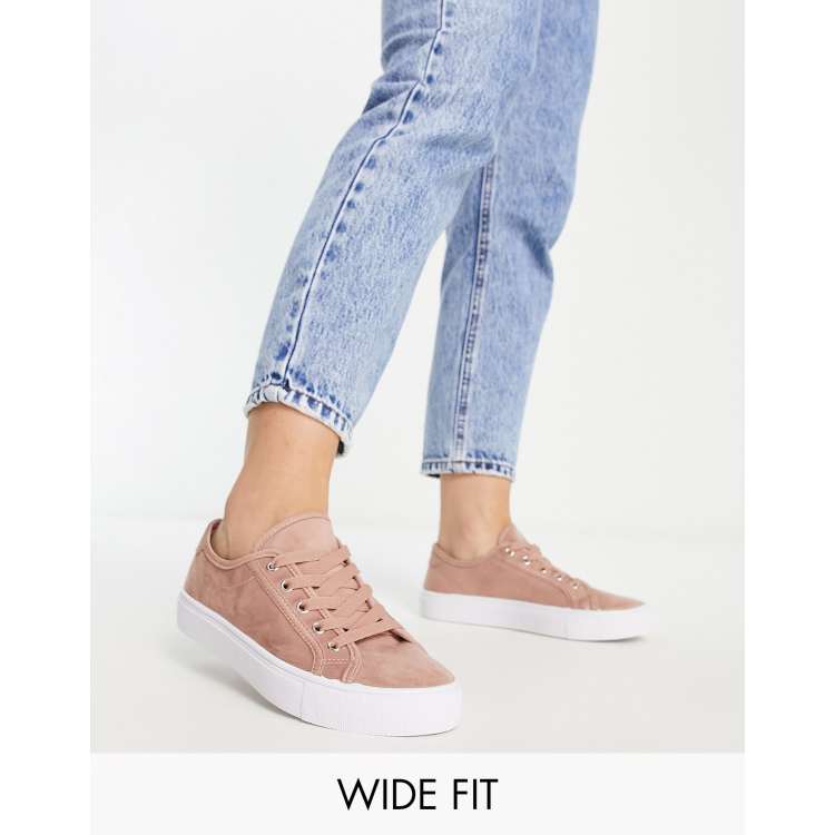 Asos wide fit trainers on sale