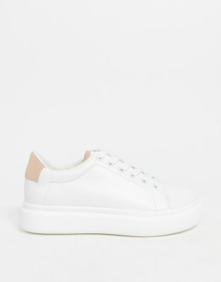 asos chunky white trainers