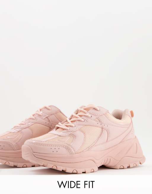 asos design dewy chunky hi top sneakers