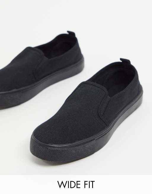 Wide fit 2025 slip on pumps