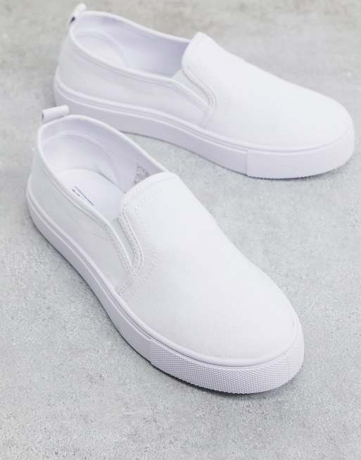 White plimsolls hot sale