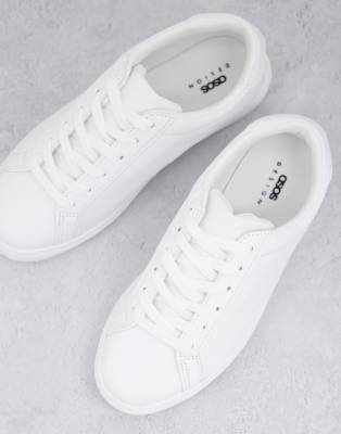 white leather trainers womens wide fit