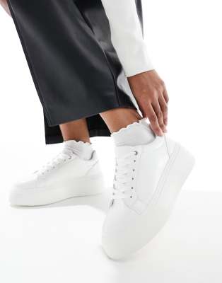 ASOS DESIGN - Wide Fit - Dream - Chunky sneakers i hvid