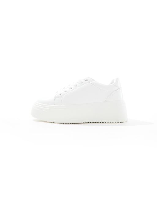 ASOS DESIGN Wide Fit Dream chunky sneakers in white ASOS