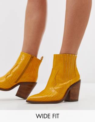 mustard cowboy boots