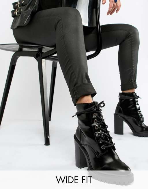 Asos design elm store chunky lace up boots