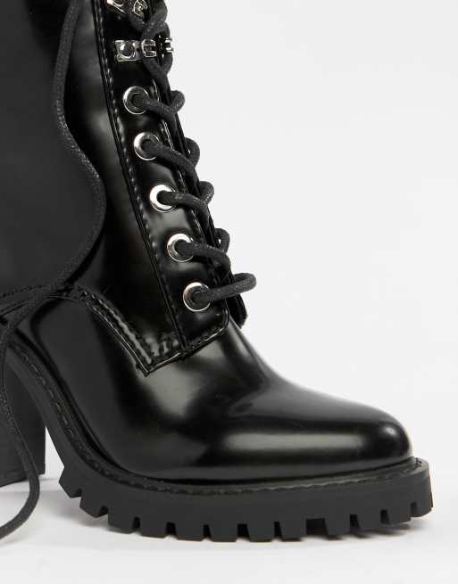 Asos design elm chunky lace hot sale up boots