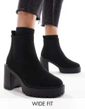 Timberland Allington Heights 6 inch heeled boots in black