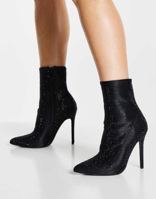 Black 2025 embellished boots