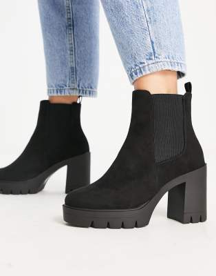 asos elderberry chunky chelsea boots