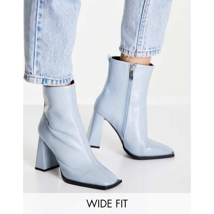 Asos blue boots hotsell