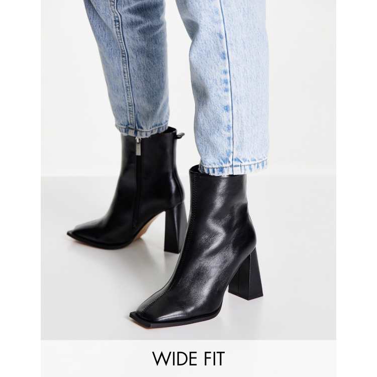 Asos black ankle store boots ladies