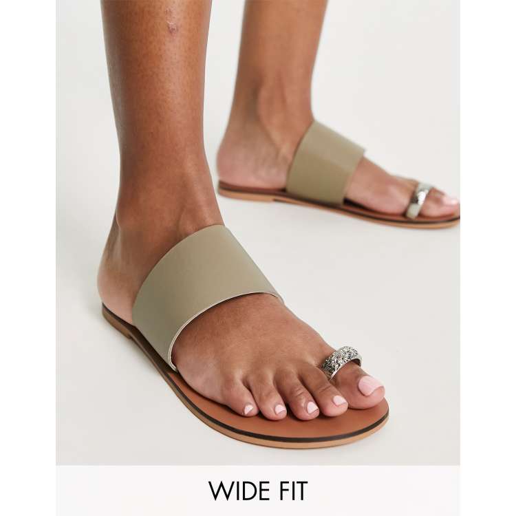 One toe sale sandals womens