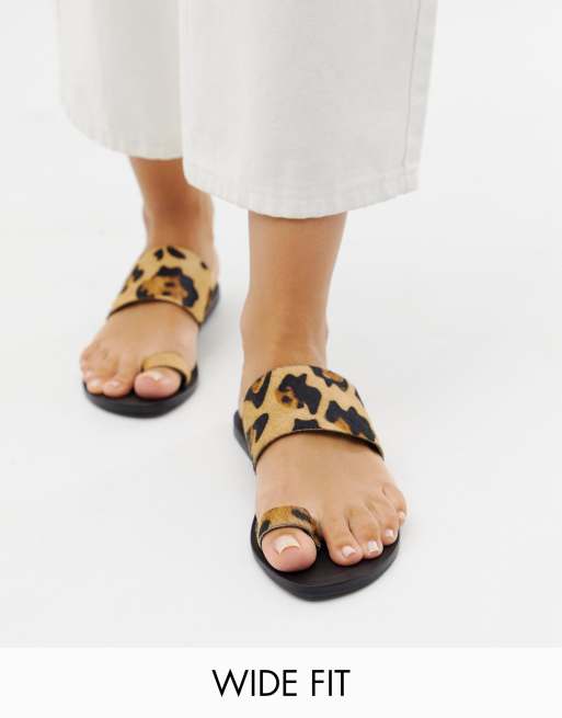 Asos leopard 2024 print sandals