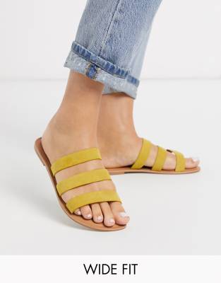 yellow sandals asos