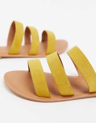 yellow sandals asos