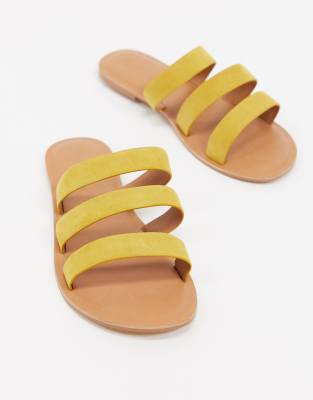 yellow sandals asos