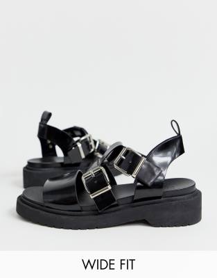 chunky wide fit sandals