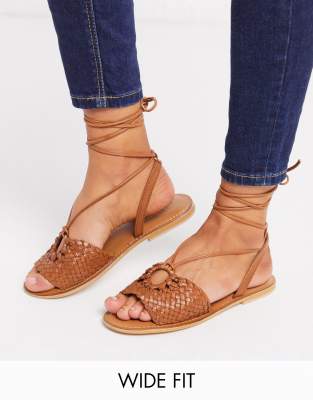 asos tan sandals