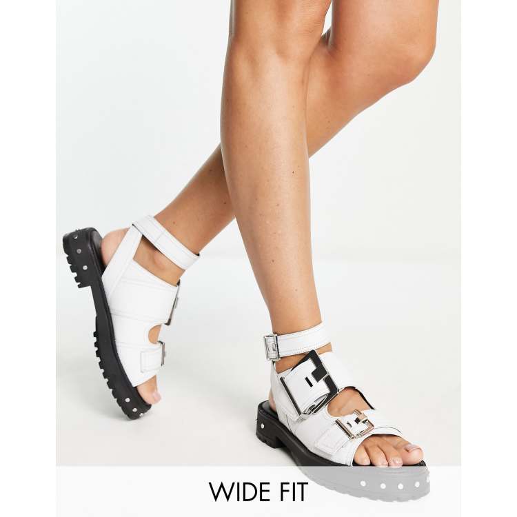 Asos buckle hot sale sandals