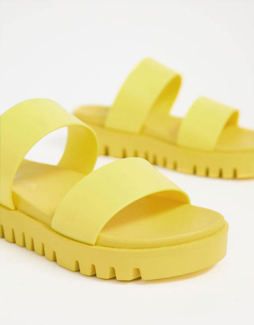 Asos hot sale yellow sandals