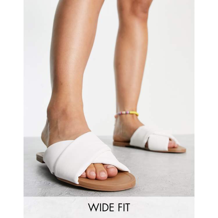 Asos hot sale white sandals