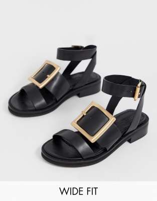 wide fit sandals asos