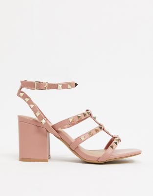 asos studded heels